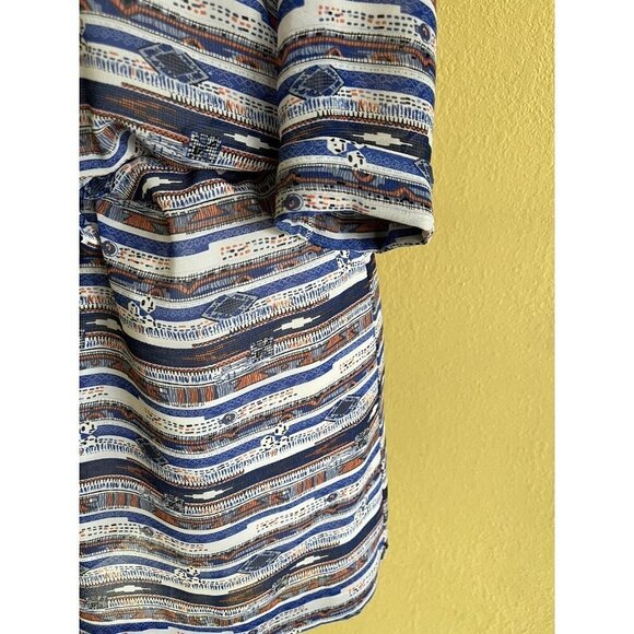 Maison Scotch Soda Womens size 1 Short Draw String Blouson Dress Casual sheer M - Picture 4 of 7